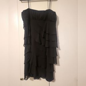 S.L. fashions Black Cocktail Dress, sz 16